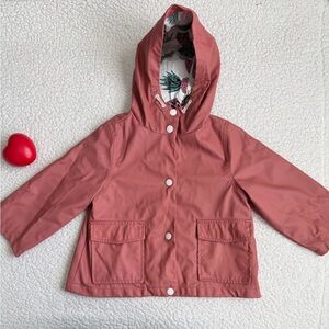 Kids Pink Hooded Jacket